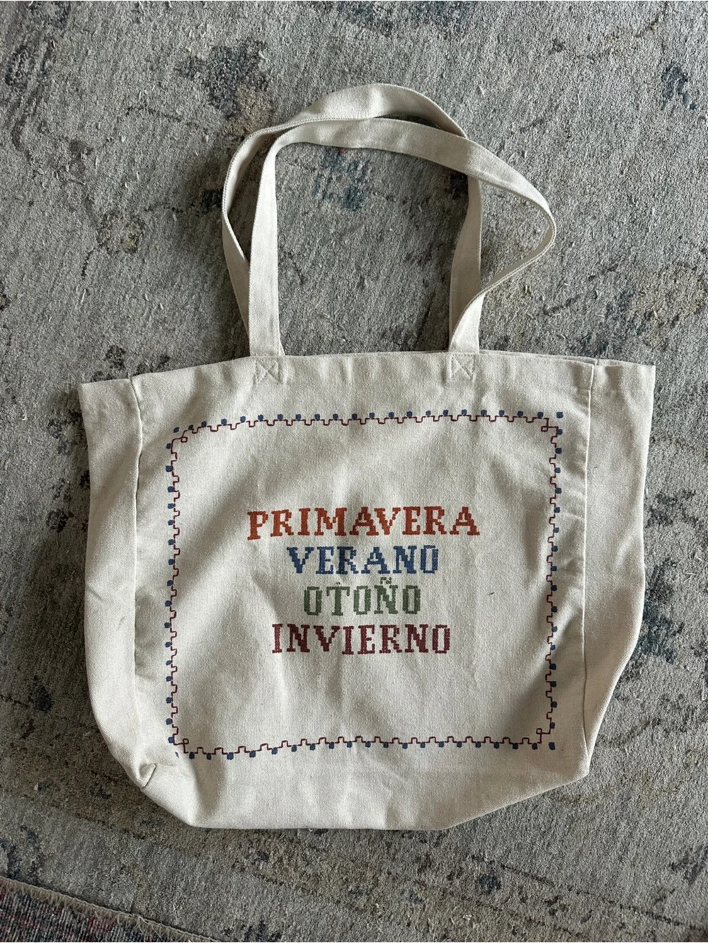 Two Sézane Canvas Tote Bags